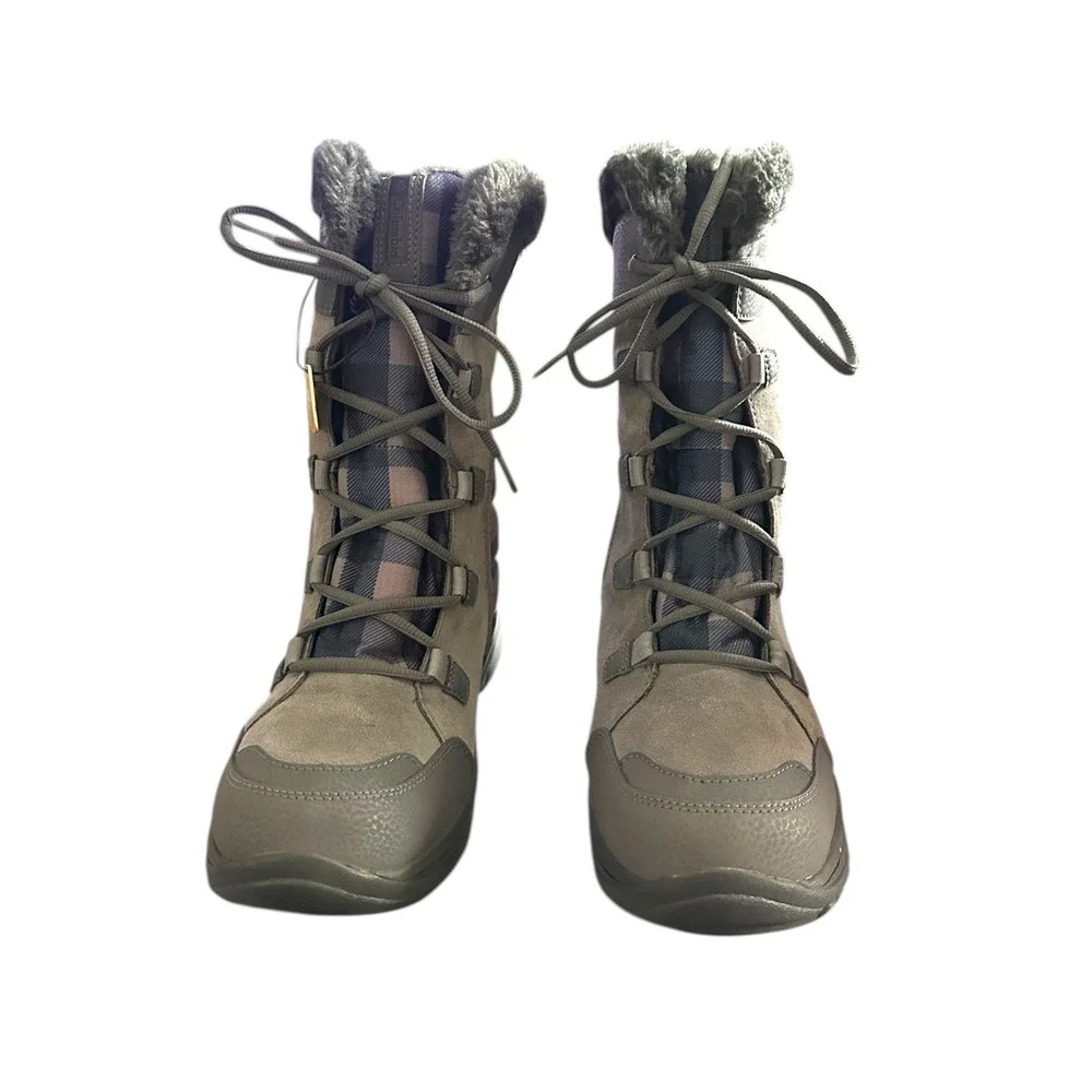 Columbia Women's Ice Maiden II Omni Grip Snow Boots - Size‎ 11 Charcoal/Blue